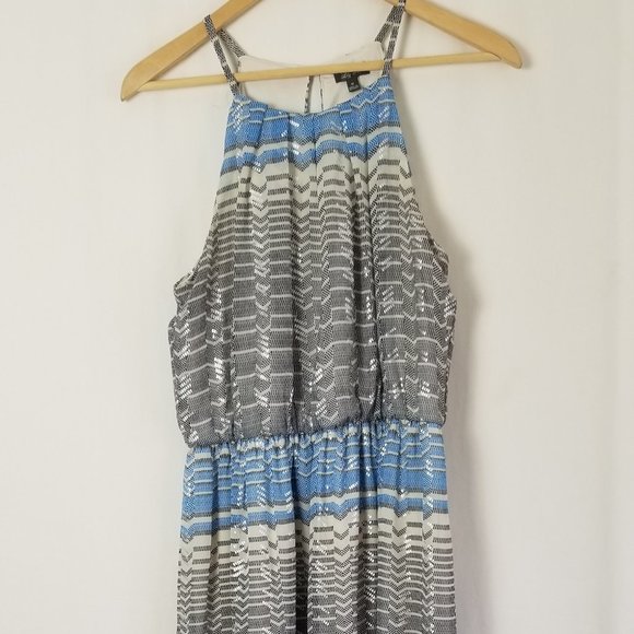 Lily Rose maxi striped sleeveless dress size M (217) - Picture 9 of 9